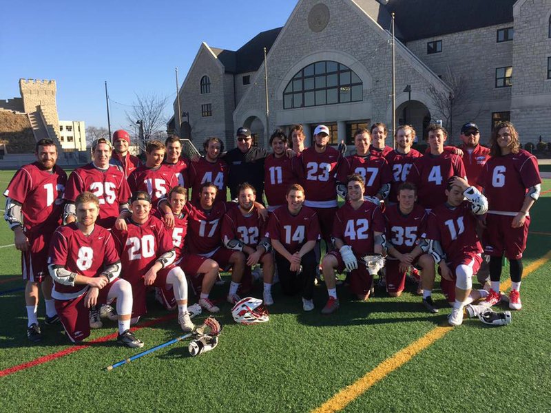 COURTESY PHOTO The University of Arkansas' Men's Lacrosse team is part of the school's club sports program but competes in a conference against teams from Iowa, Missouri, Kansas, Kansas State and Nebraska. The team reached the playoffs for the first time this past season.