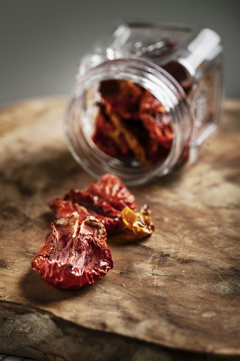 Oven-dried tomatoes should be stored in the refrigerator and used within two to three days.