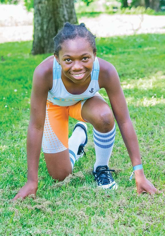 LaMya Pruitt, 11, of Morrilton is headed to the Amateur Athletic Union Junior Olympics in Detroit to compete in three track events. A member of Team Elite Track Club, LaMya qualified in June at regionals in Joplin, Mo., in the 200-meter dash, the 400-meter dash and the 4x100 relay. LaMya’s mother and stepfather have set up a GoFundMe account to help with expenses for her trip.