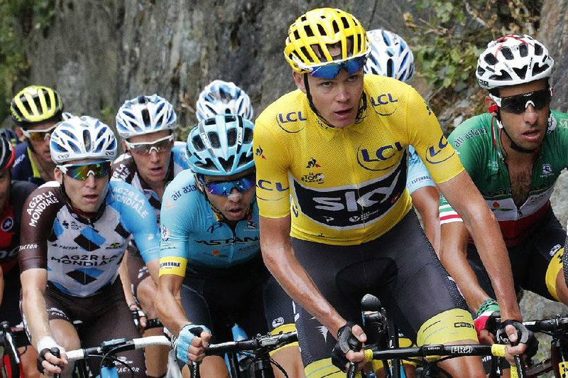 Chris Froome maintained his overall lead at the Tour de France after finishing third in Wednesday’s stage 17 race in Briancon, France. 