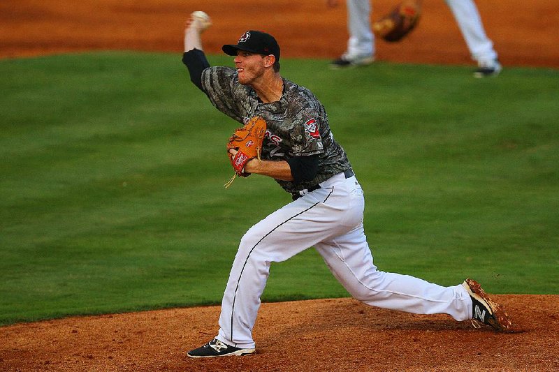 Arkansas starter Justin DeFratus earned his third victory of the season Thursday after allowing 1 earned run on 6 hits with 2 strikeouts over 61/3 innings to lead the Travelers to a 6-3 victory over the Springfield Cardinals at Dickey-Stephens Park in North Little Rock.