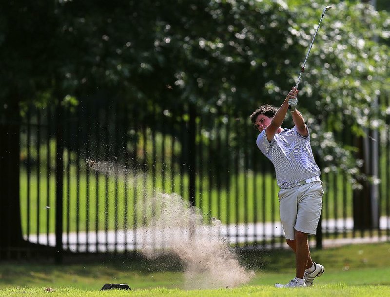 Little Rock’s Miles Smith defeated Cabot’s Connor Gaunt 4 and 3 on Thursday to claim Arkansas State Golf Association Junior Boys Match-Play Championship at Eagle Hill Golf and Athletic Club in Little Rock.