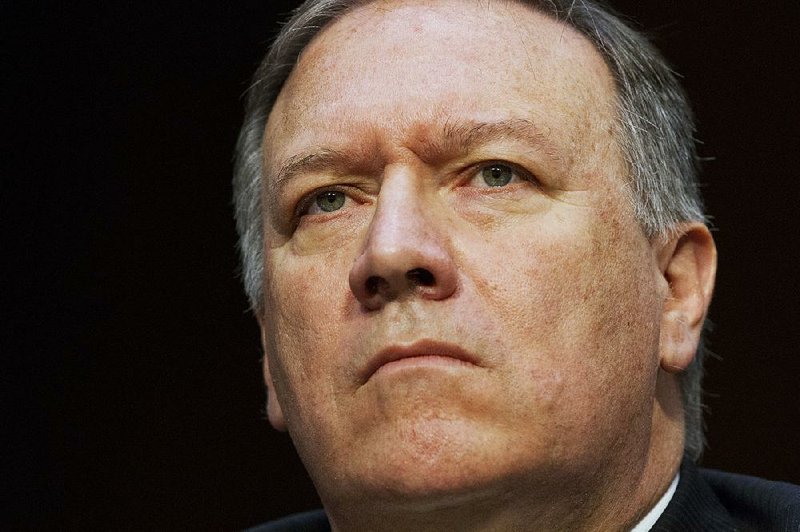 “I think they find anyplace that they can make our lives more difficult, I think they find that’s something that’s useful,” CIA Director Mike Pompeo, shown in a May file photo, said on Thursday about Russia.