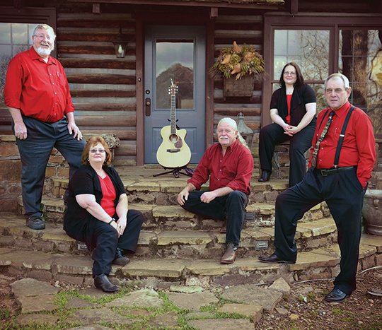 Submitted photo SONGS OF FAITH: Members of Mercy's Bridge will perform at 7 p.m. today at Hickory Hill Park. From left are Tom Presley, Debbie Brown, Larry Bolin, Amanda Brown and Doyan Brown.