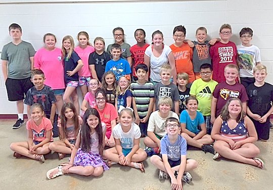 Submitted photo Lake Hamilton Intermediate School recently held a summer science camp for students. The morning session focused on magnets and electricity. The afternoon session focused on chemistry.