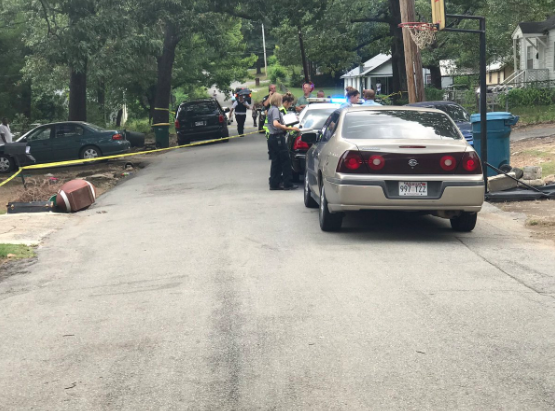 Little Rock police are investigating after two people were shot Monday afternoon.