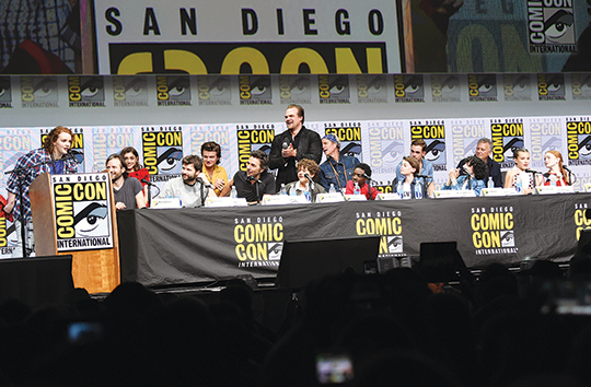 Shannon Purser at Stranger Things Comic-Con Panel 2017