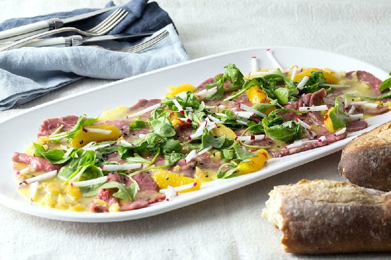 Beef Carpaccio Salad With Citrus-Chile Dressing 