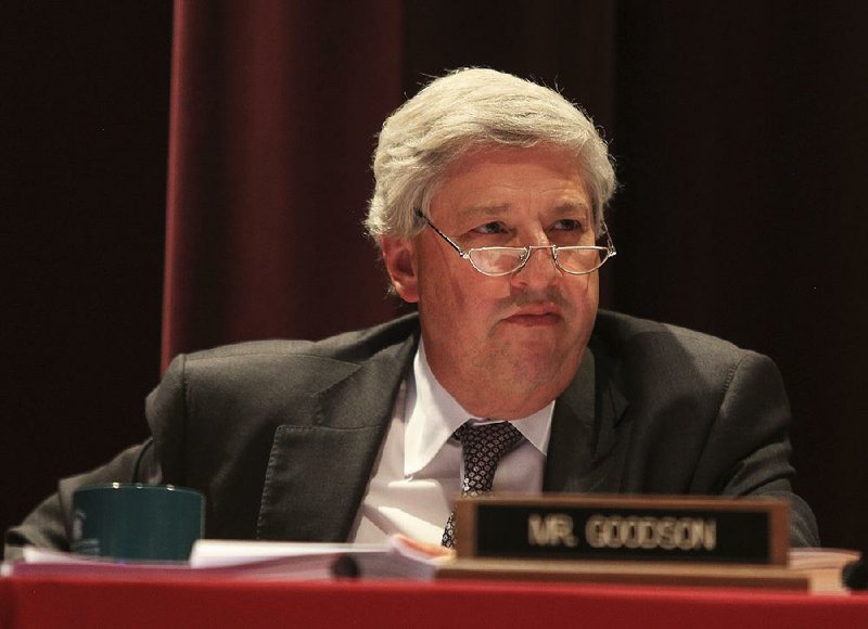 University of Arkansas System Board of Trustees board member John Goodson is shown in this photo.