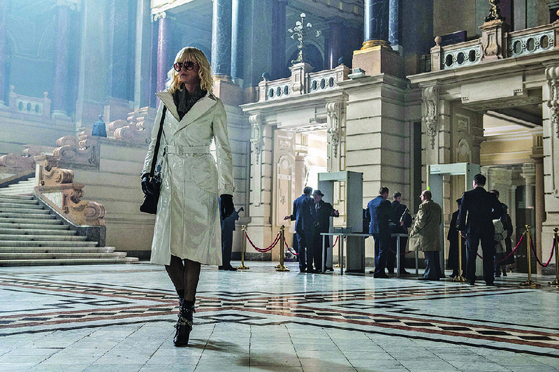 Lorraine Broughton (Charlize Theron) endures and deals out a lot of pain in David Leitch’s violent spy thriller Atomic Blonde.