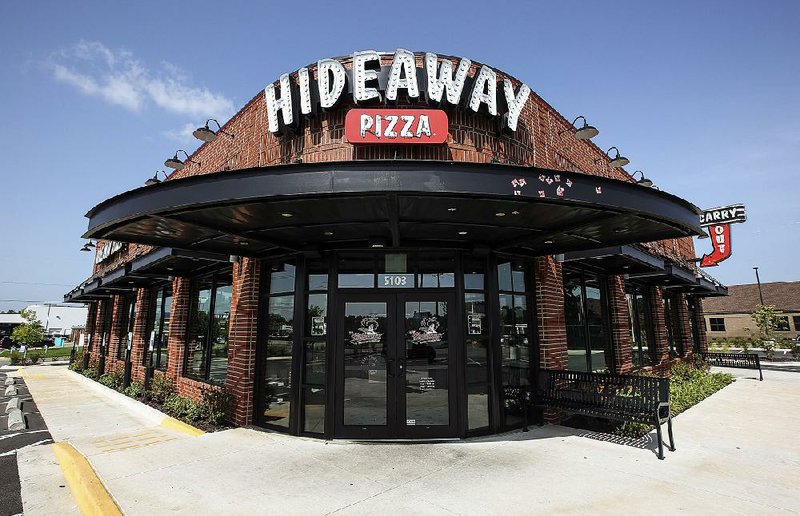 The Hideaway Pizza on Warden Road in North Little Rock opened in October.