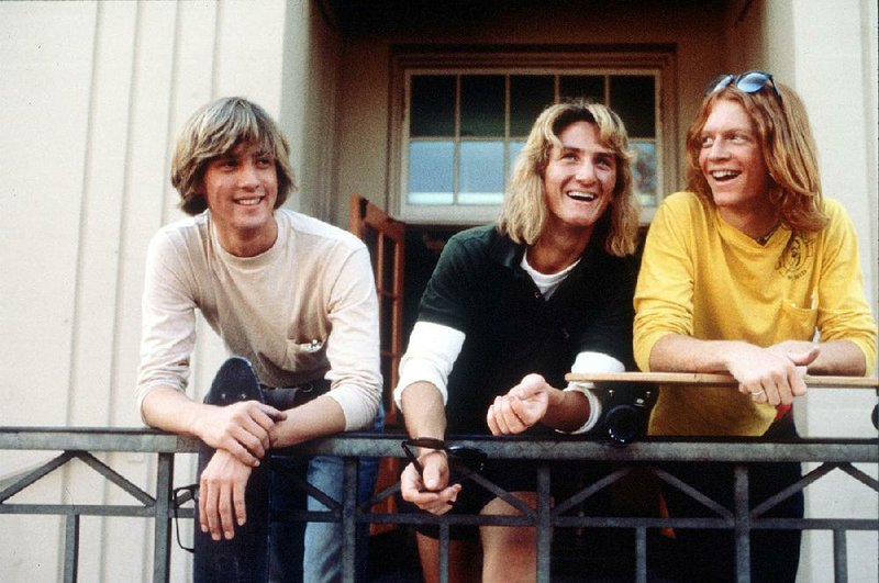 Anthony Edwards (from left), Sean Penn and Eric Stoltz star in Fast Times at Ridgemont High.