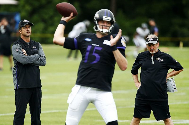 Baltimore Ravens quarterback Ryan Mallett, who has a chance to establish himself as the Ravens’ No. 1 while 
Joe Flacco is out with a back injury, appears to be blowing his opportunity, according to one observer.