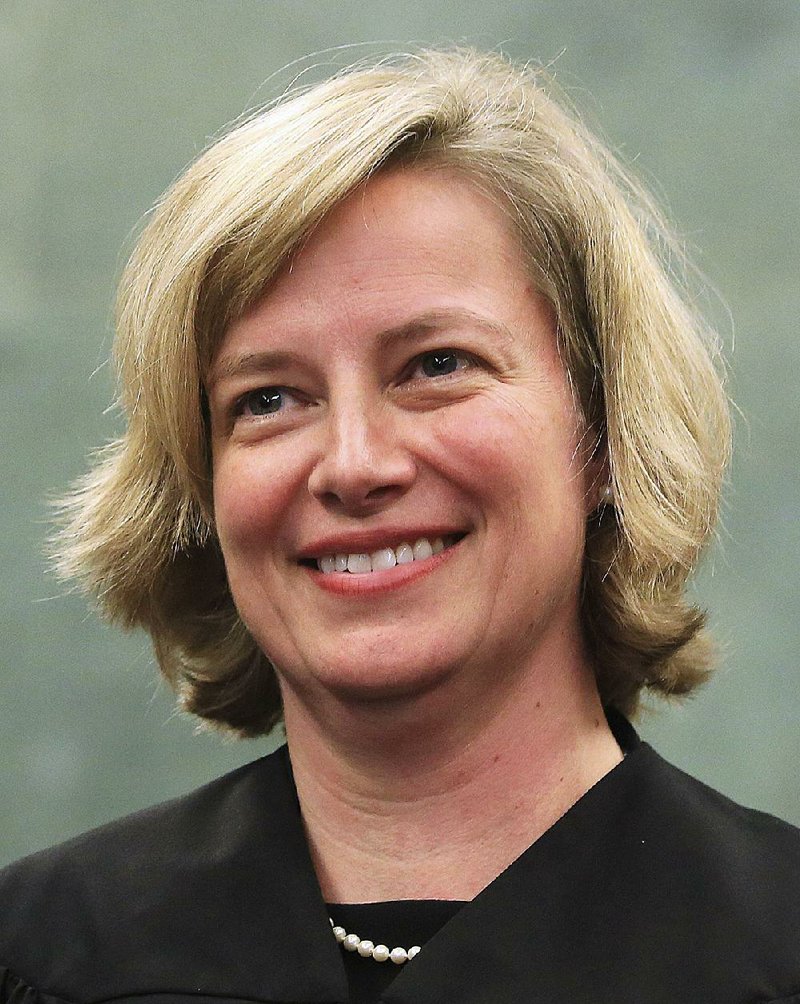 U.S. District Judge Kristine Baker of the Eastern District of Arkansas is shown in this 2012 file photo.