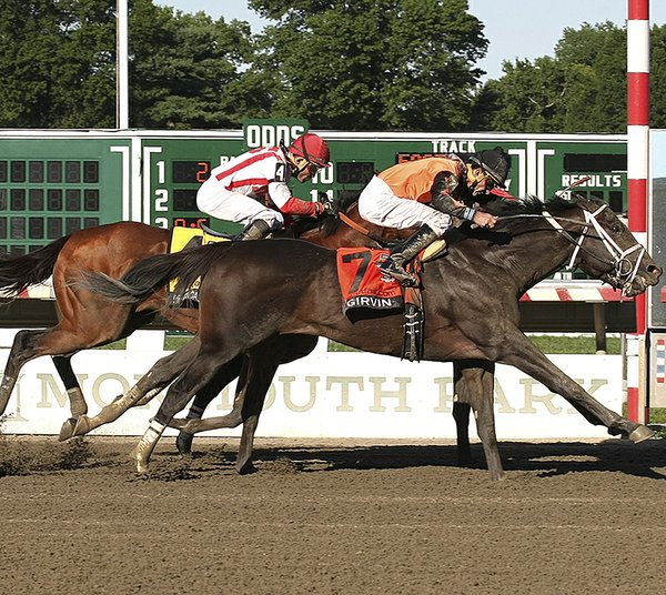 Girvin rallies to win 1 million Haskell Stakes