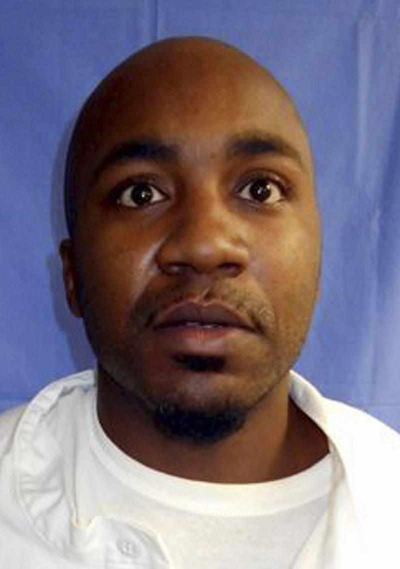 This March 16, 2017 photo provided by the Arkansas Department of Correction shows Brandon Hardman at the Cummins Unit prison in Varner, Ark. Hardman was convicted of capital murder at age 16 and received a mandatory sentence of life without parole following his conviction in 2002. The U.S. Supreme Court has said mandatory no-parole terms are unconstitutional for juvenile offenders. 