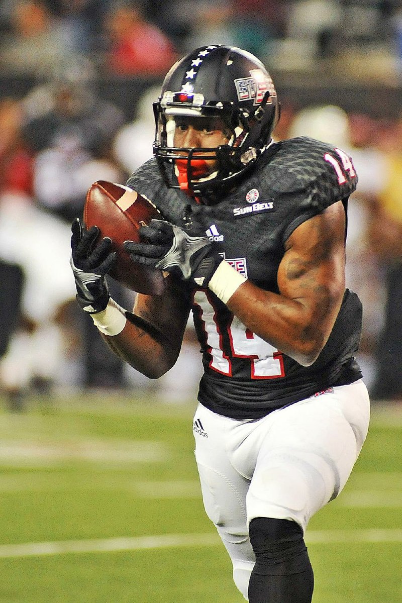 Arkansas State senior Chris Murray has moved to the inside receiver position after the arrival of freshman wide receiver Jonathan Adams. Murray started 7 games for ASU last season, catching 22 passes for 327 yards and 1 touchdown. The Red Wolves begin the season Sept. 2 at Nebraska.