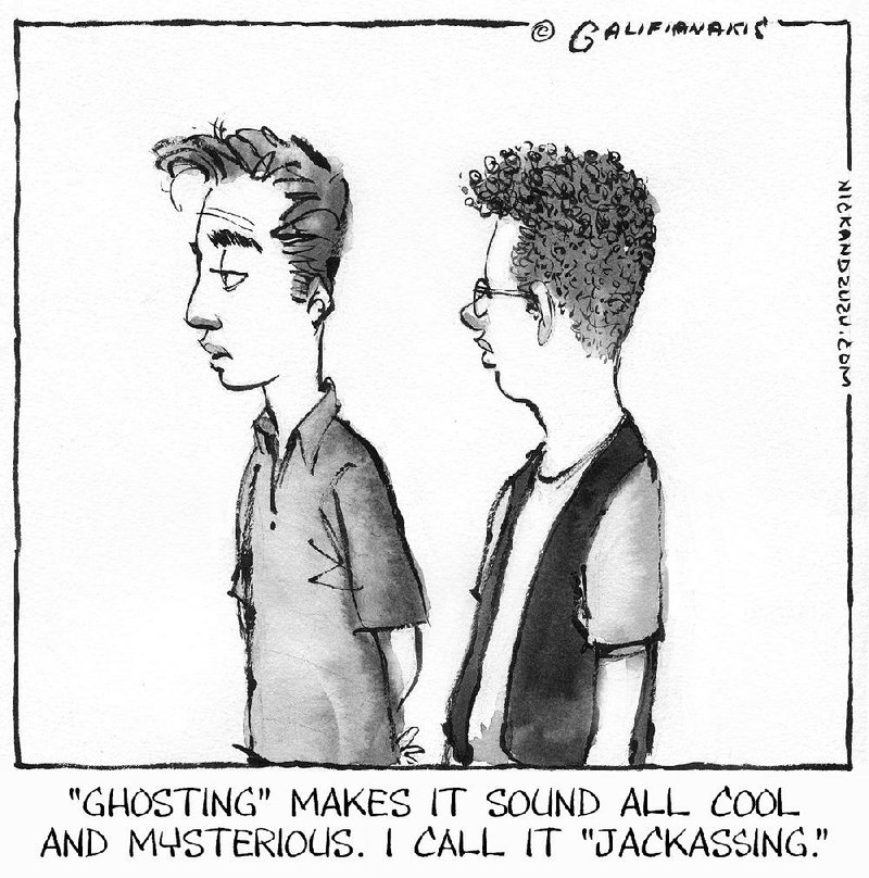 'Ghosting' silent treatment by pal is cowardly, immature The Arkansas