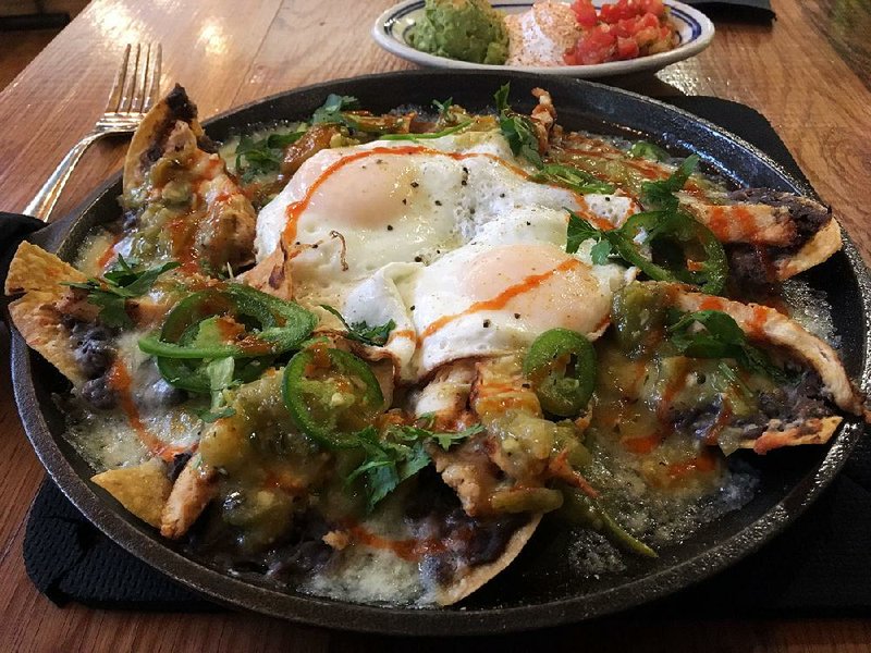The new “Ark-Mex Brunch” Sundays at Heights Taco & Tamale features Churros Waffles, Delta Chicken N’ Biscuit, Breakfast Nachos and Sunday Biscuits & Gravy. 