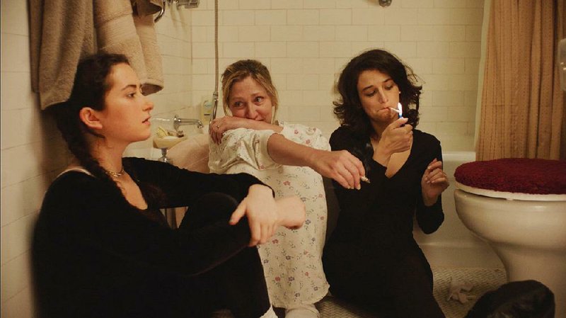 Ali (Abby Quinn), Pat (Edie Falco) and Dana (Jenny Slate) are members of a dysfunctional upper-middle class Manhattan family in Gillian Robespierre’s 1995-set comedy Landline.
