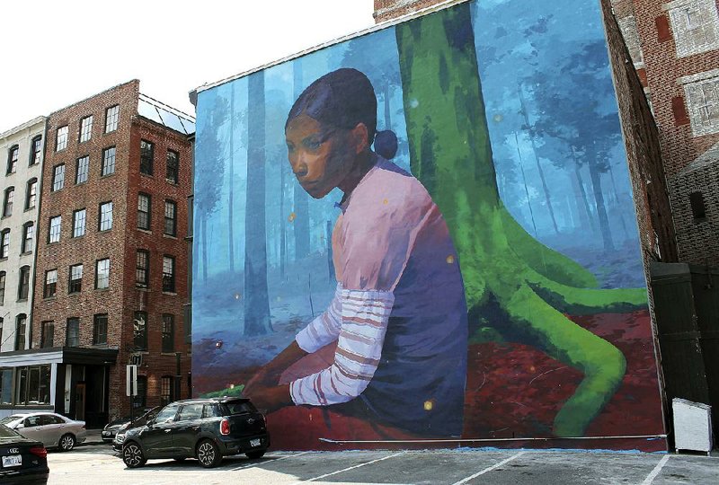 Misty Blue by Andrew Hem, completed in June, is one of the newest murals dotting the walls of downtown Providence, R.I. With a design school, street art and murals, the Rhode Island capital has plenty to attract art lovers.  