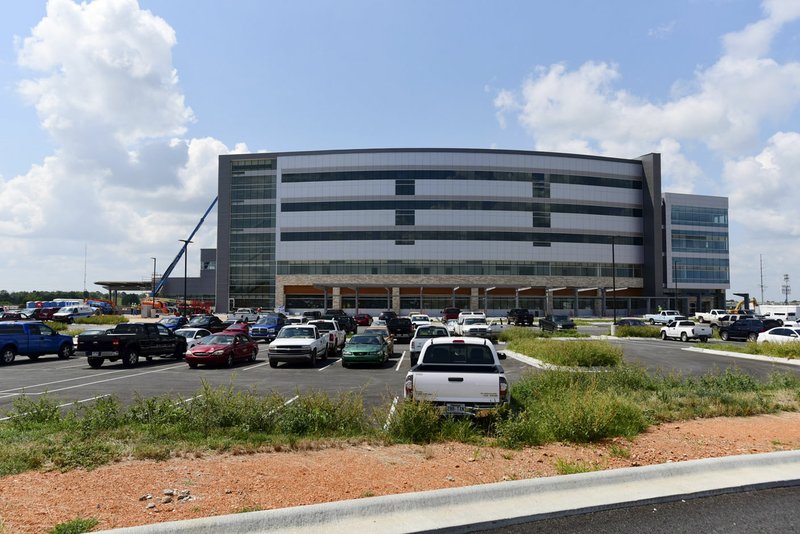 Construction continues on Arkansas Children’s Hospital Northwest in Springdale near Arvest Ballpark. Marcy Doderer, CEO, hopes to ramp up Arkansas Children’s work in child safety, food security and other issues to help change those numbers.