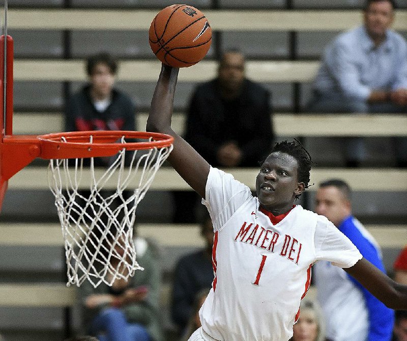 Highly sought prospects such as Bol Bol (above) get seen by hundreds of coaches during the July evaluation period for Division I basketball coaches in Las Vegas. Bol Bol’s father, the late Manute Bol, played in the NBA for 11 seasons.