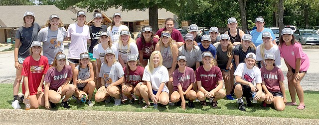 Photo submitted Members of the Siloam Springs girls basketball program in grades 7-12 participated in the Will Golf 4 Kids event benefiting Arkansas Children&#8217;s Northwest on Aug. 3 in Bella Vista. Members of the Siloam Springs boys basketball program and cross country team, both not pictured, also participated in the event.