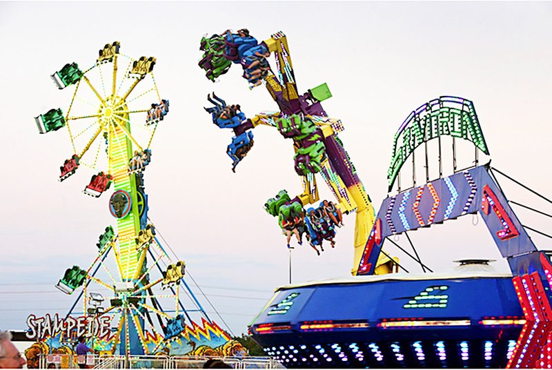 Rides at the Benton County Fair