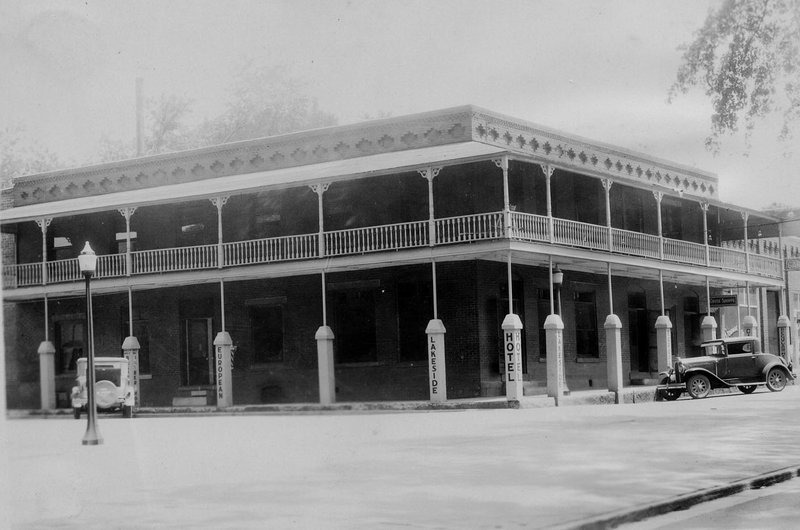 Courtesy Siloam Springs Museum The 1881 Lakeside Hotel, now known as The Crown, is probably the community’s first brick commercial building, according to historian Don Warden, and is “certainly the oldest still standing.”