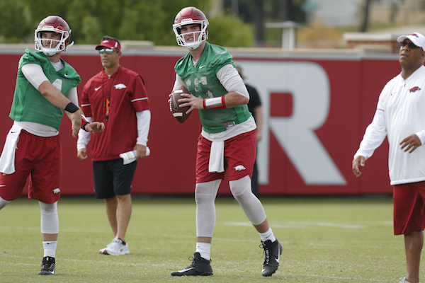 WholeHogSports - Hogs Still Figuring Out Backup QB, Other Depth