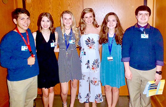 Submitted photo Lakeside High School rising seniors, from left, Luke Long, Kate Webb, Bailey Case, Hannah Whorton, Sidra Hansen and Carlen Johnson were selected to attend the 38th annual Arkansas Governor's School from June 11 to July 22 at Hendrix College in Conway. The program is funded by the state Legislature as a portion of the biennial appropriation for gifted and talented programs through the Arkansas Department of Education. State funds provide tuition, room, board and instructional materials for 400 gifted and talented students from across the state.