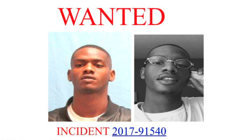 This screenshot from a Little Rock Police Department wanted flier shows 19-year-old Jasper Singleton.