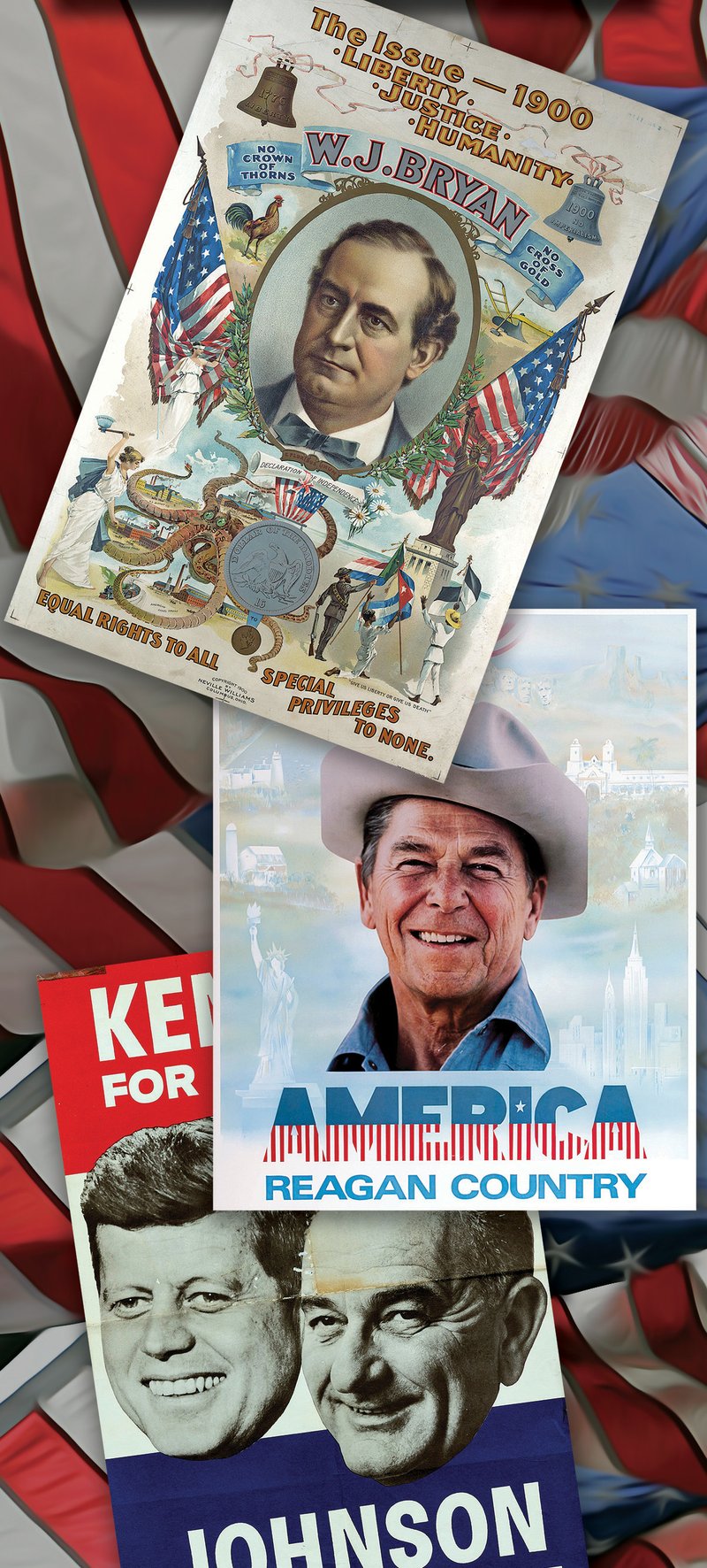 Arkansas Democrat-Gazette Politcal Posters Photo Illustration