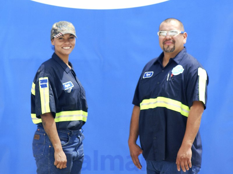 Brianna Luckman and Miguel Camacho were recent winners at the Walmart National Student Competition at the Kansas Speedway in Kansas City, Kan. They navigated through nine mechanical hands-on challenges testing knowledge and skills. Luckman and Camacho recently graduated from the diesel and truck technology program at Northwest Technical Institute in Springdale. They completed a 200-hour Walmart intern program and now work full-time as technicians with Walmart.