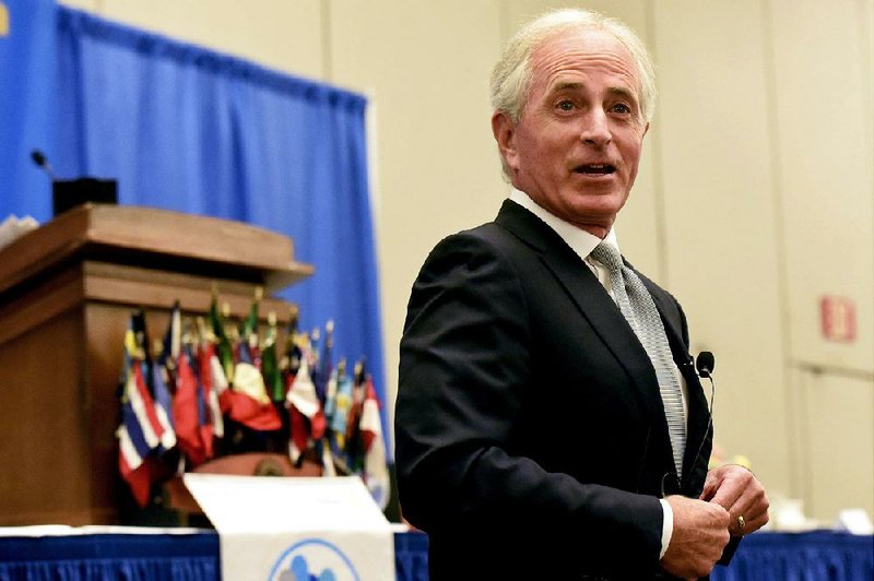 U.S. Sen. Bob Corker, at a Rotary Club meeting in Chattanooga, Tenn., called for “radical changes” in how the Trump White House operates.