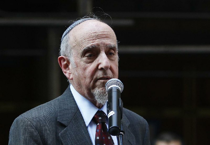 In this July 12, 2011 file photo, Rabbi Haskel Lookstein speaks in New York.