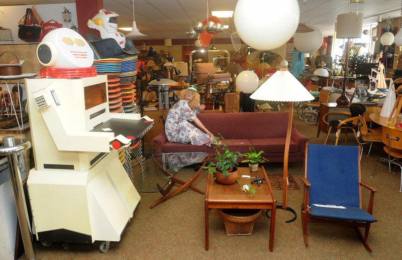 The 410 Vintage Market located at 410 N. College Ave. in Fayetteville has a section that specializes in mid-century furnishings.