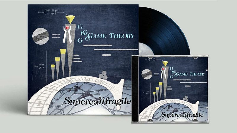 Vinyl sleeve and CD case for Game Theory's "Supercalifragile" 