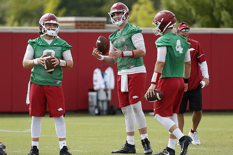 WholeHogSports Cole Kelley would be backup QB if Hogs played today