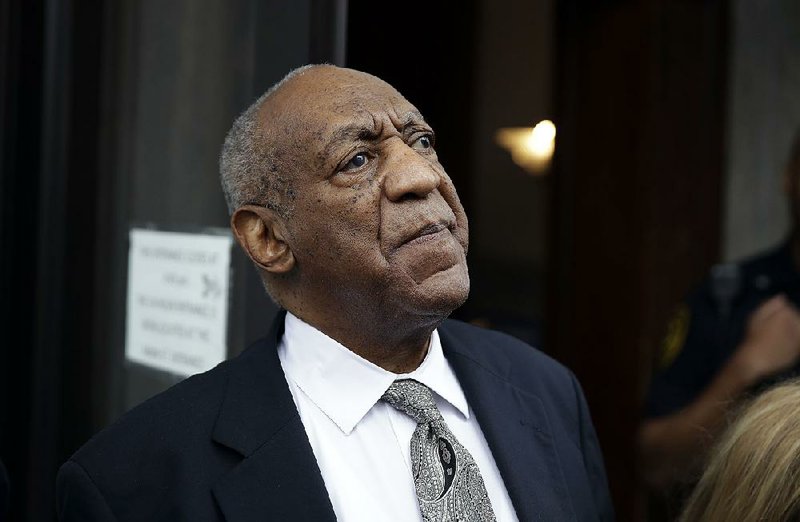 In this June 17, 2017, file photo, Bill Cosby exits the Montgomery County Courthouse after a mistrial was declared in Norristown, Pa. 