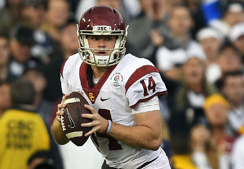 Southern Cal quarterback Sam Darnold passed for 453 yards and five touchdowns as a freshman in the Trojans’ 52-49 victory over Penn State in the Rose Bowl last season. He was voted the firstteam quarterback on The Associated Press preseason All-American team.