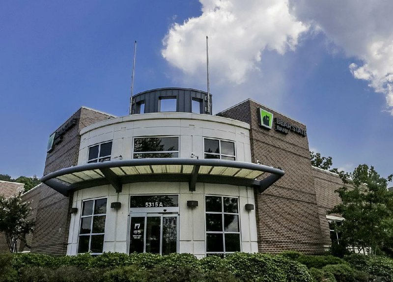 This Bear State Bank at 5315 Highland Drive in Little Rock is one of 44 branches Bear State Financial has in 34 communities in Arkansas, Missouri and Oklahoma. Sixteen are in new markets for Arvest.