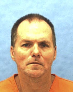 This undated photo provided by the Florida Department of Corrections shows Mark Asay. If his final appeals are denied, Asay is to die by lethal injection after 6 p.m. Thursday, Aug. 24, 2017. Asay was convicted by a jury of two racially motivated, premeditated murders in Jacksonville in 1987. (Florida Department of Corrections via AP)