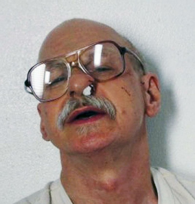 This undated photo provided by the Arkansas Department of Correction shows convicted murderer Jack Greene. Arkansas Gov. Asa Hutchinson's office announced on Friday, Aug. 25, 2017, a Nov. 9 execution date for Greene who was convicted of killing Sidney Jethro Burnett in 1991 after Burnett and his wife accused Greene of arson. (Arkansas Department of Correction via AP)