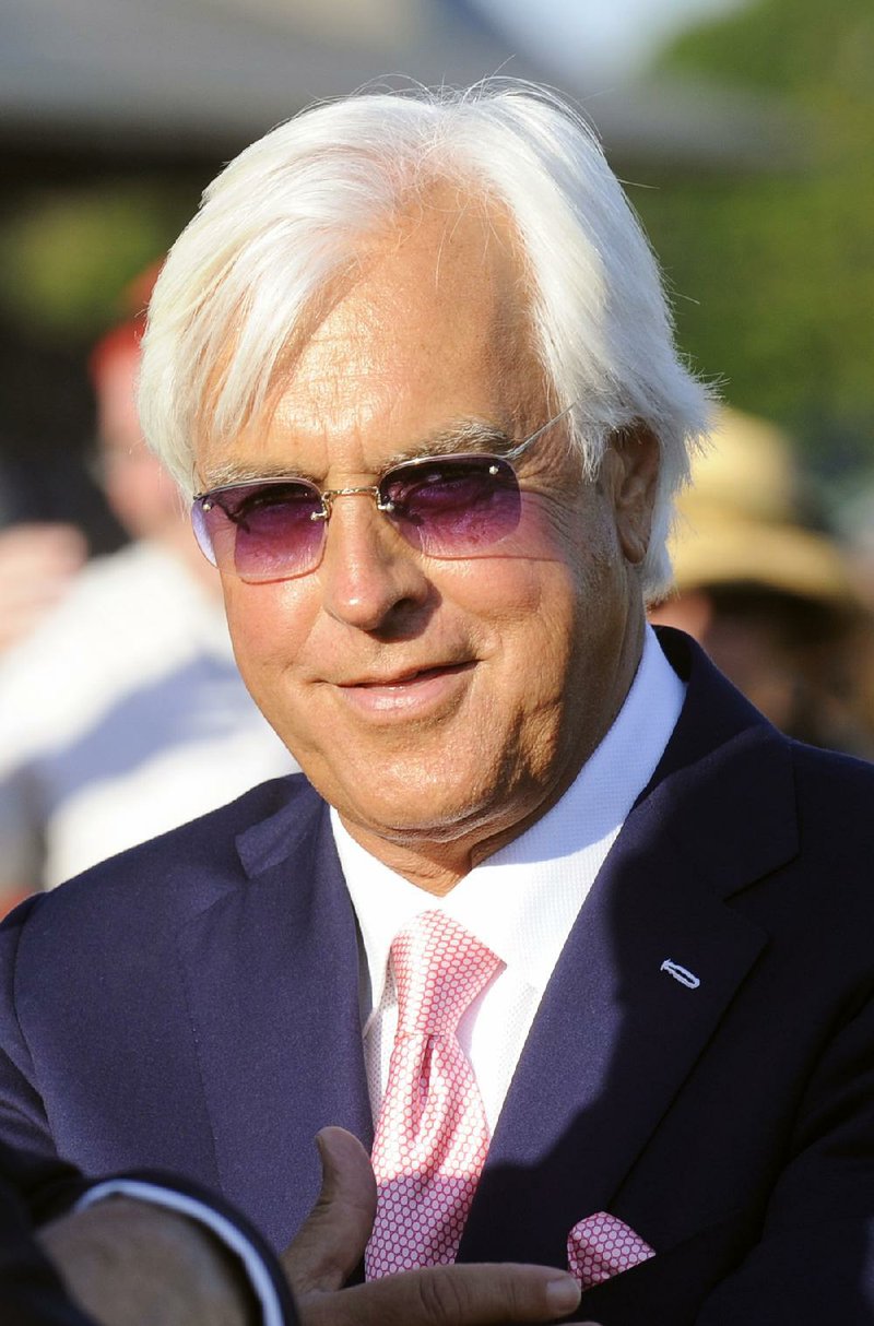 This Aug. 27, 2016 file photo shows trainer Bob Baffert in Saratoga Springs, N.Y. 