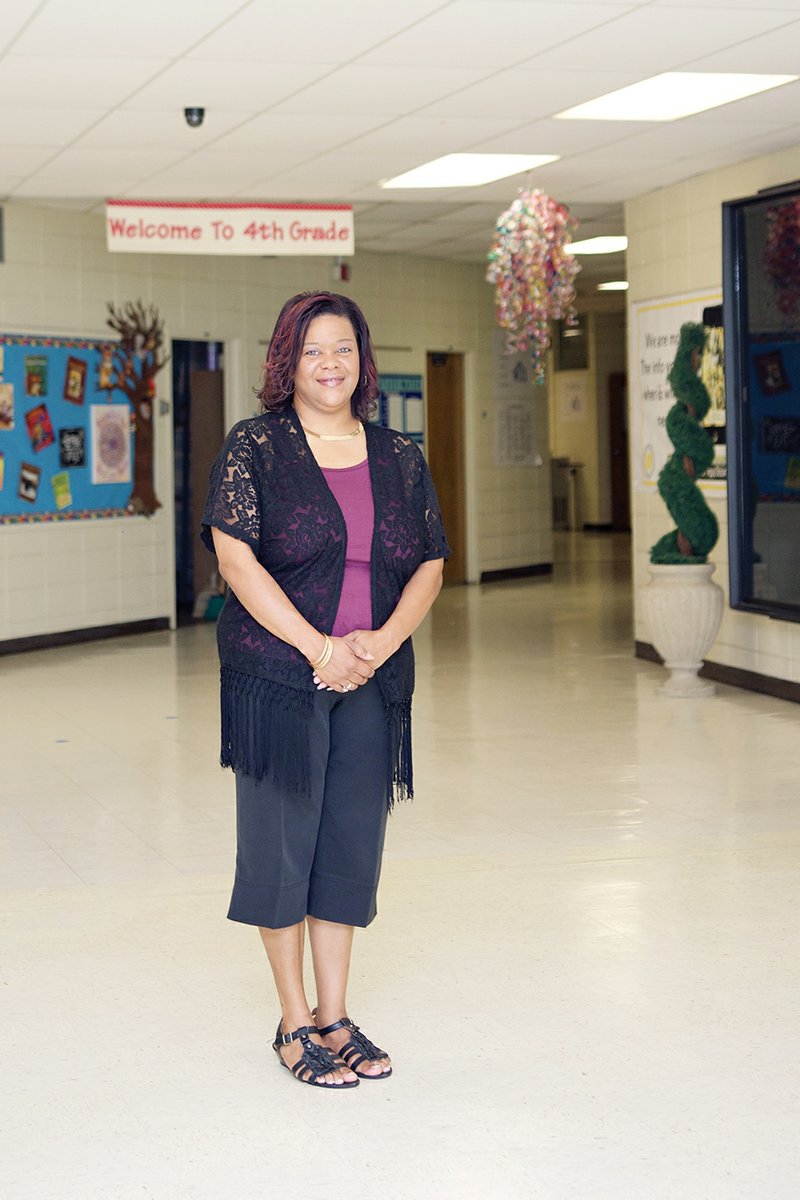 Mary Yvonne Snowden is the new principal at Peake Elementary School in Arkadelphia. She welcomed approximately 300 fourth- and fifth-graders back to school Aug. 14.