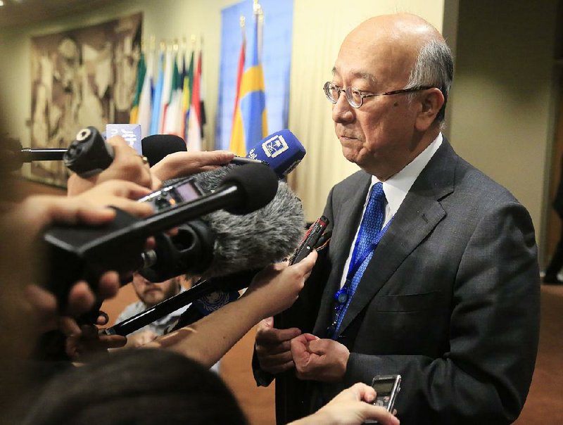 Koro Bessho, Japan’s ambassador to the United Nations, said Tuesday in New York that “something serious has to happen” with North Korea. 