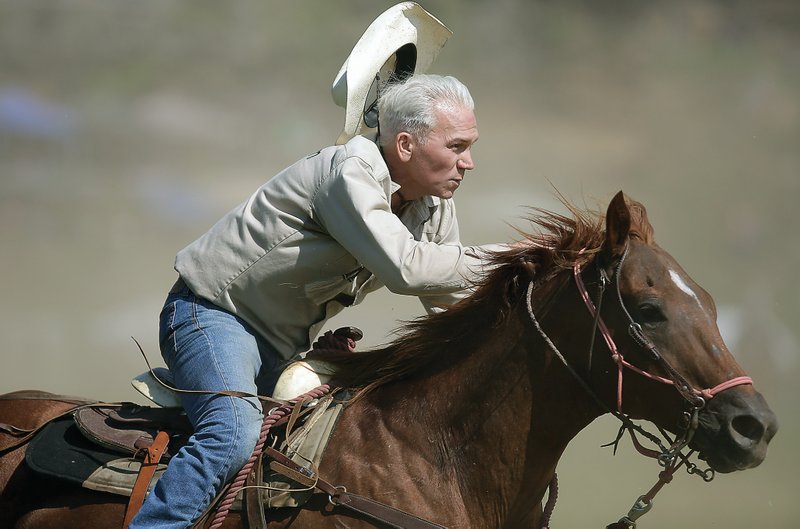 The annual National Championship Chuckwagon Race.