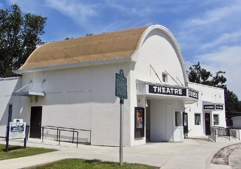 The former Dyess Colony movie theater houses a visitor center and museum opened last year to complement tours of the Johnny Cash Boyhood Home. 